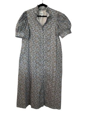 knee length dresses for ladies Black & Bronze Metallic Fringe Francie Short Sleeve Maxi Dress